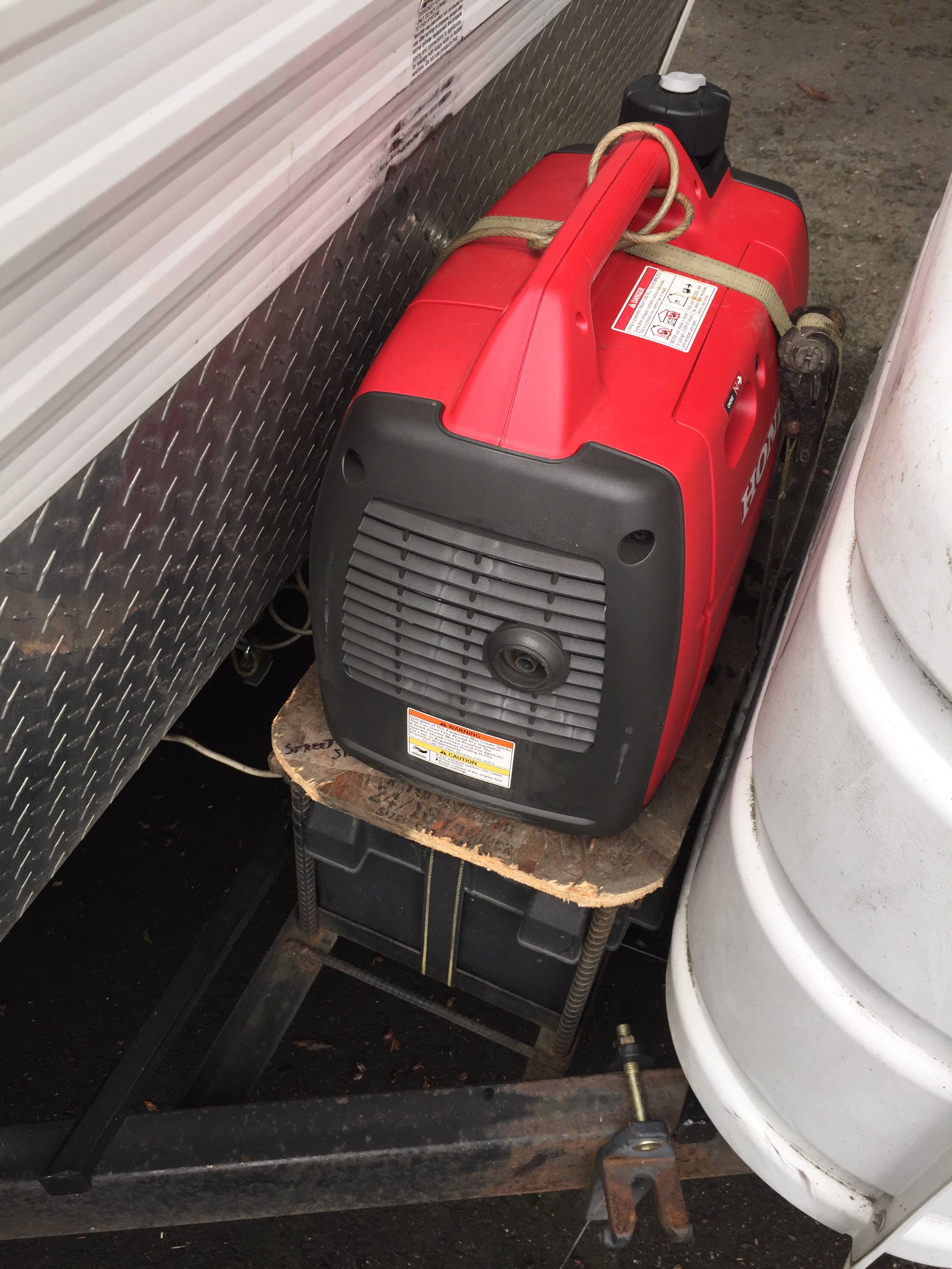 How To Carry A Generator Behind Your Trailer’s LP Tanks