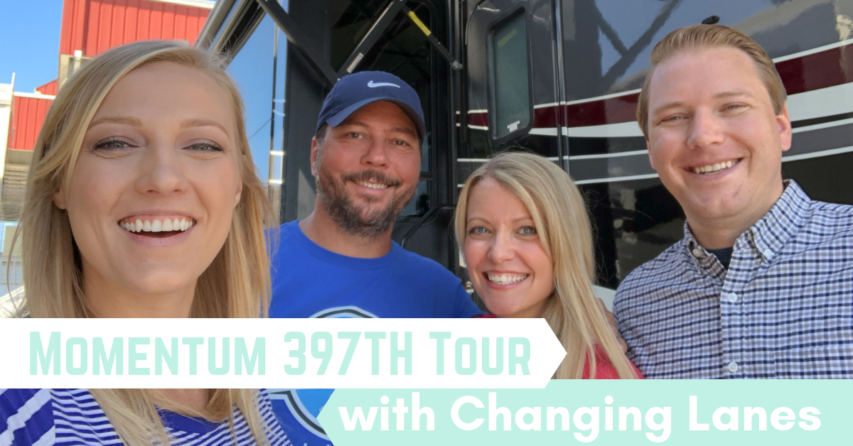 RV Tour Grand Design Momentum 397TH with Changing Lanes! GDRV4Life